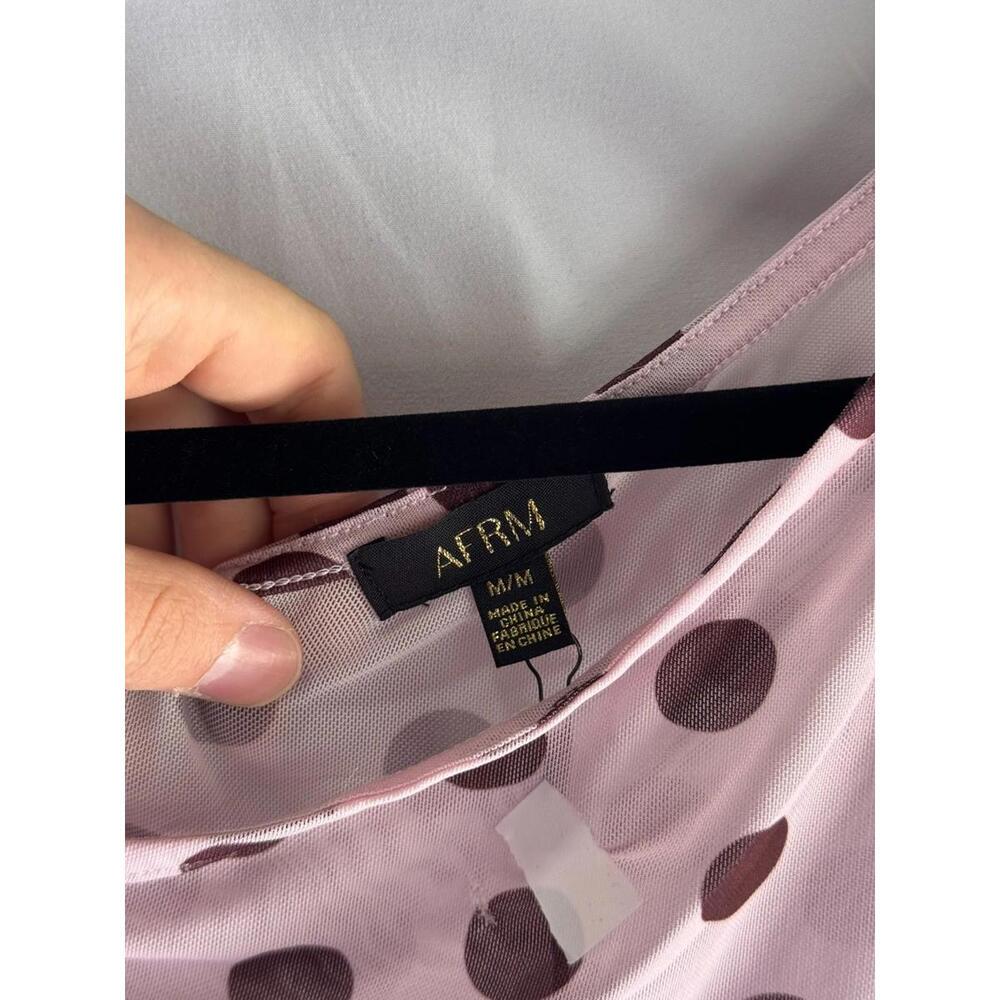 AFRM Pink Biona Dress Size M with Minor Fabric Pull - Picture 7 of 7